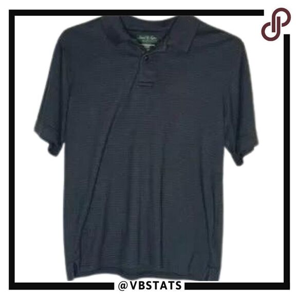 Small David Taylor Charcoal SS Polo Shirt - Picture 1 of 4